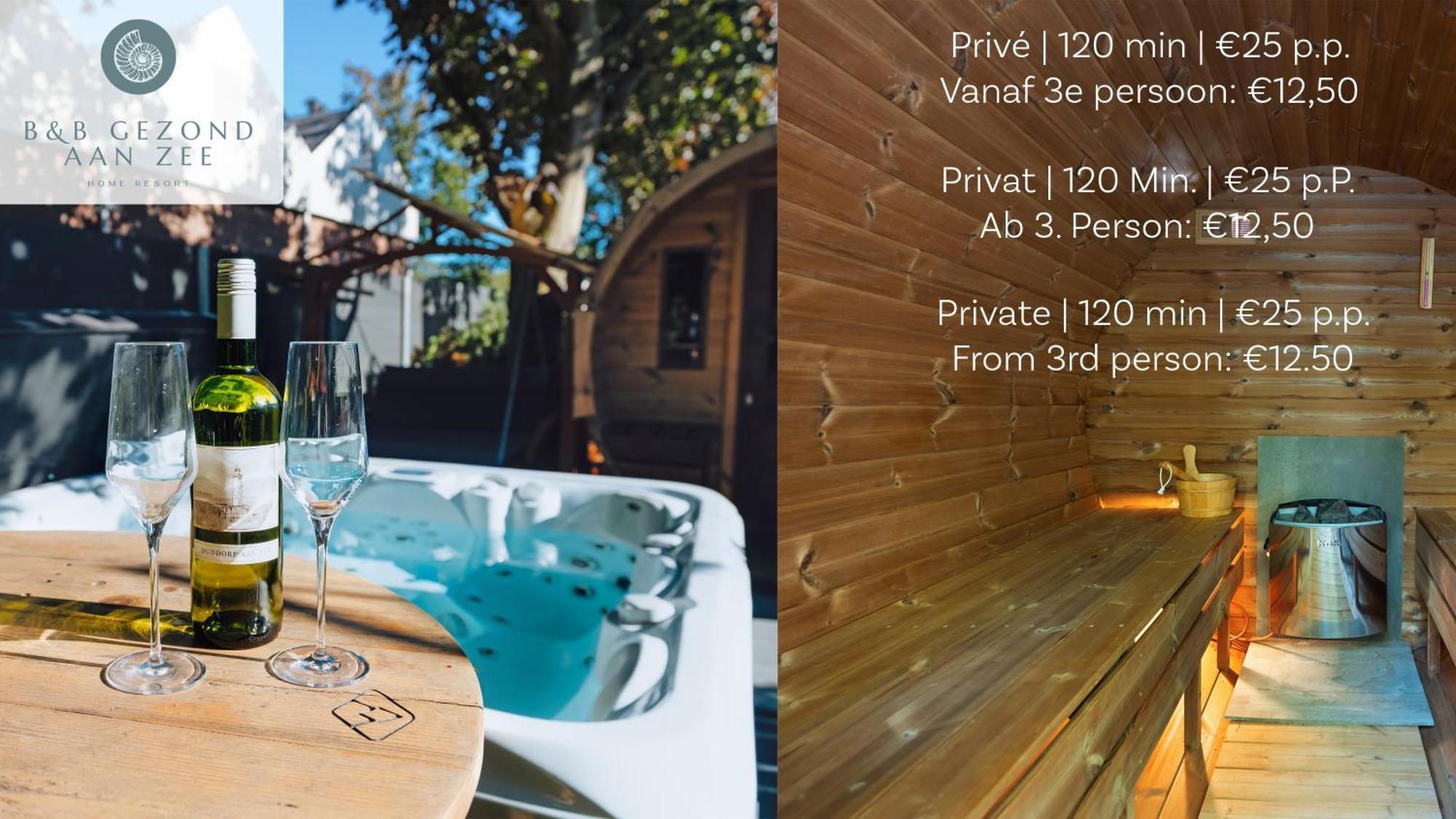 Strand Thema Vakantiewoning Bij B&B Gezond Aan Zee - Toegang Wellnesstuin Meerprijs Ouddorp Bagian luar foto